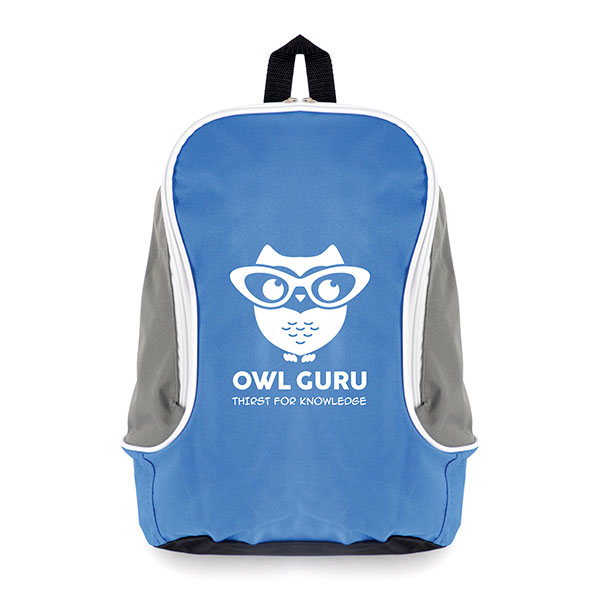 N063 Budget Style Polyester Backpack - Spot Colour