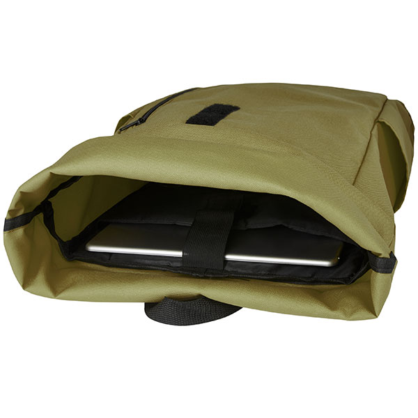 P068 Byron Recycled Roll Top Backpack - 1 Colour