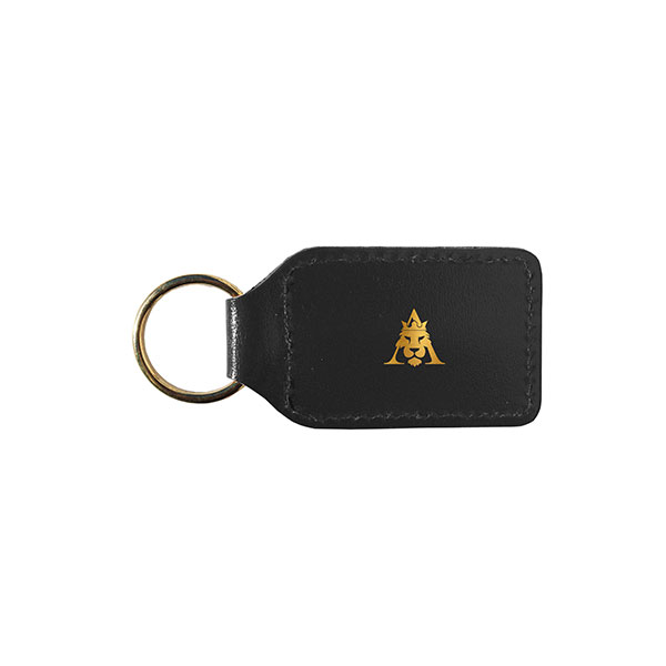 N036 Recycled Leather Key Fob