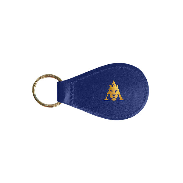 N036 Recycled Leather Key Fob