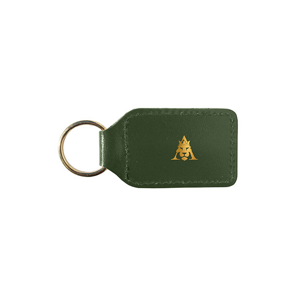 N036 Recycled Leather Key Fob
