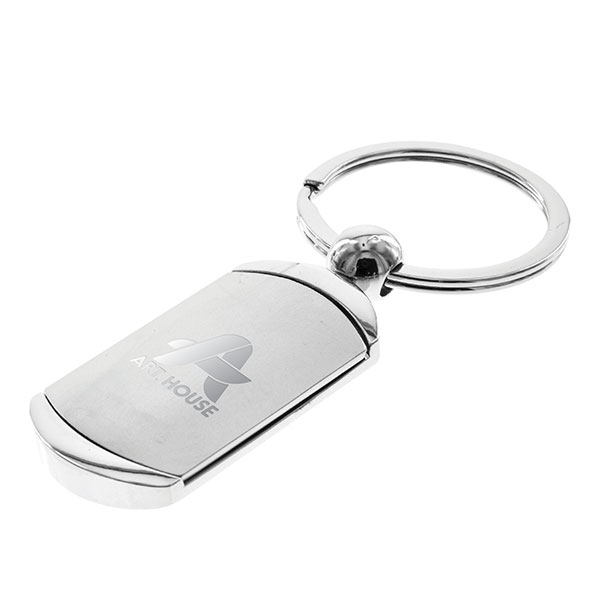 J076 Dog Tag Key Ring