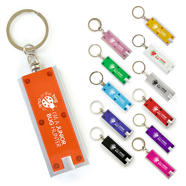 P036 Flat LED Torch Key Ring - 1 Colour