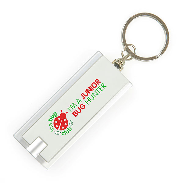 P036 Flat LED Torch Key Ring - 1 Colour
