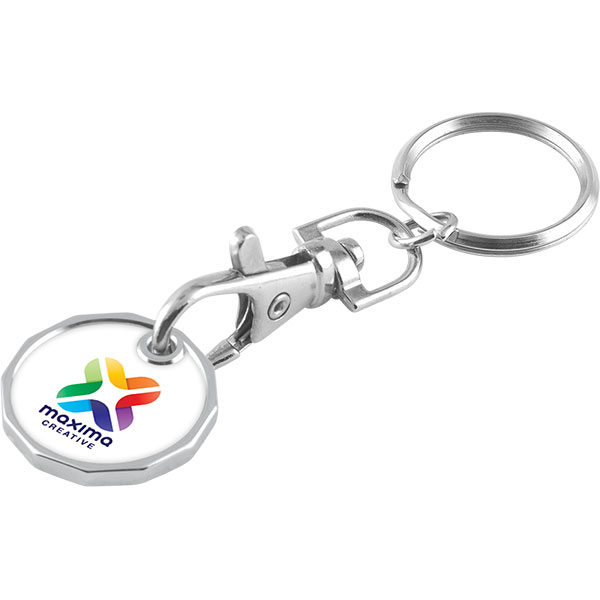 P034 Express Printed Trolley Token Key Ring
