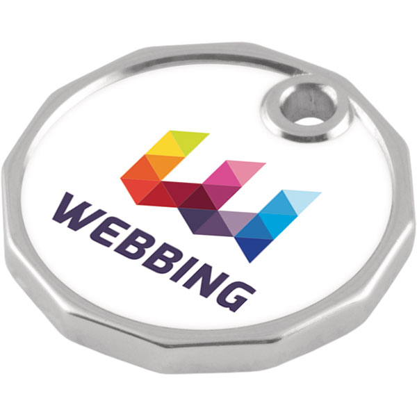 P034 Express Printed Trolley Token Key Ring