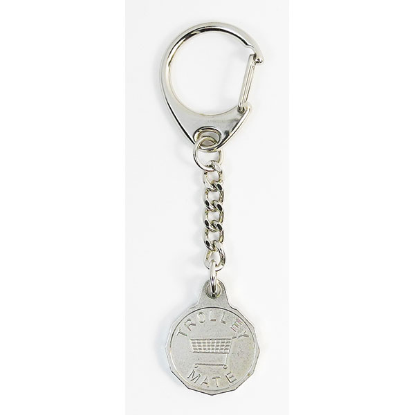 P034 Trolley Token Key Ring With Chain