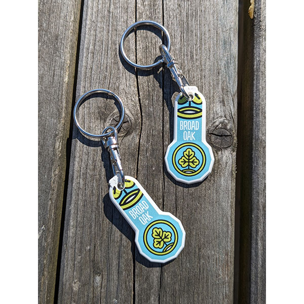 P034 Trolley Stick Key Ring