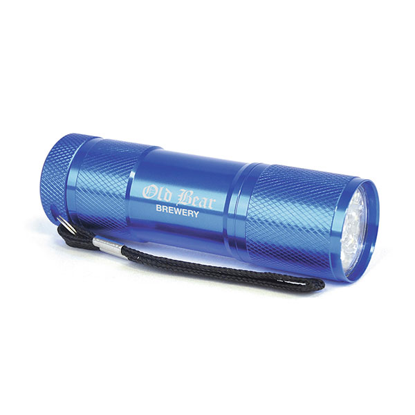P040 Sycamore Solo Aluminium 9 LED Torch