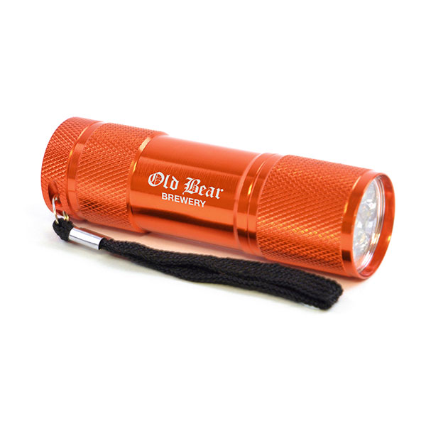 P040 Sycamore Solo Aluminium 9 LED Torch