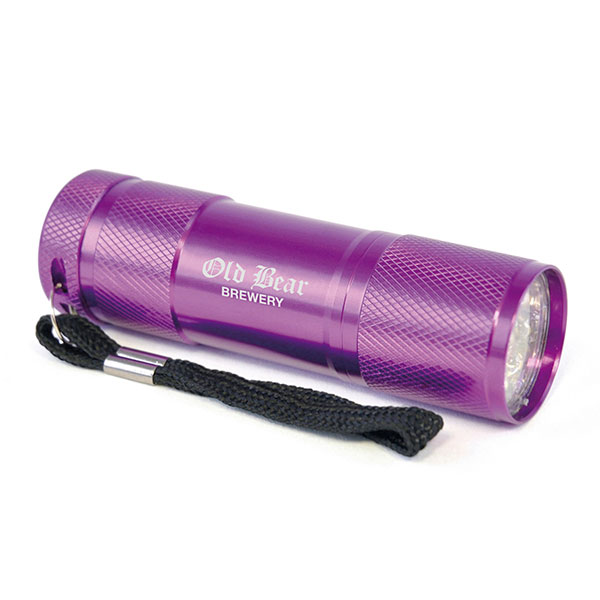 P040 Sycamore Solo Aluminium 9 LED Torch