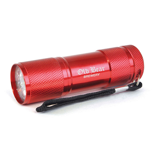 P040 Sycamore Solo Aluminium 9 LED Torch
