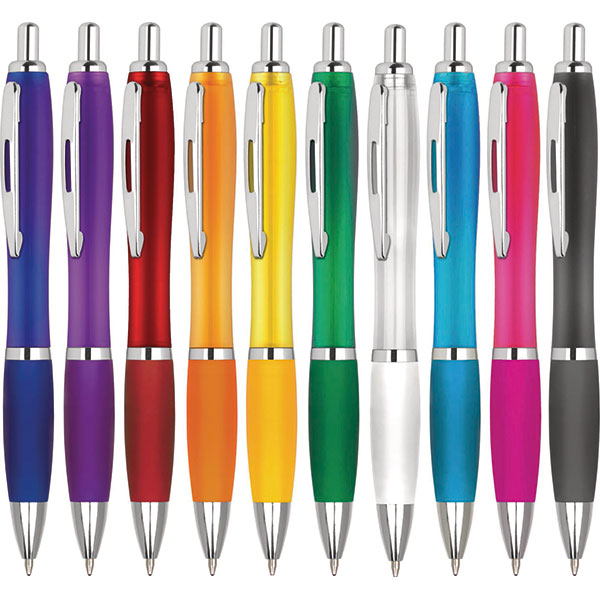 P133 Contour Frost Ballpen - Full Colour