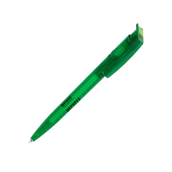 M057 Green & Good Litani Bottle Pen - Translucent