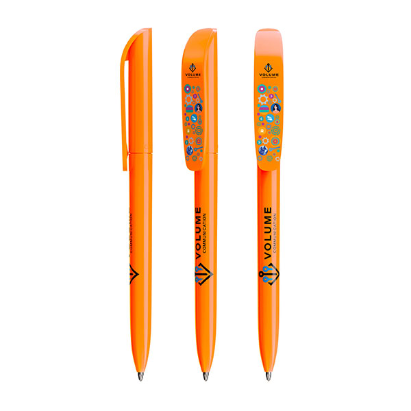 P122 BIC Super Clip Ballpen - Full Colour