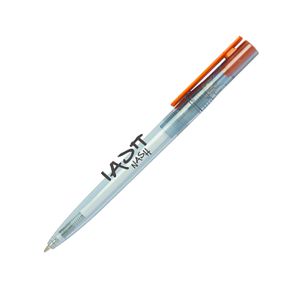 N131 Montreux Clear FT Ballpen - Spot Colour