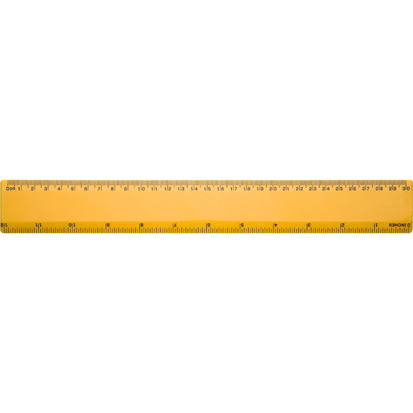 P137 BG Basic 12 Inch Ruler - 1 Colour