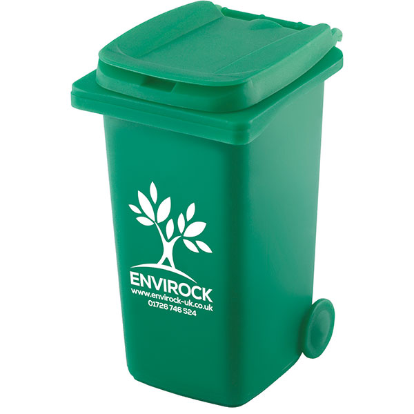 P139 Recycled Wheelie Bin Pen Pot