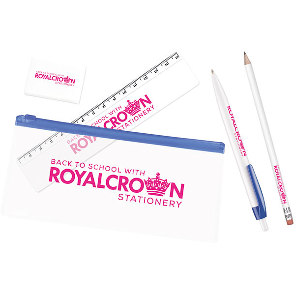 P139 Transparent Pencil Case Kit