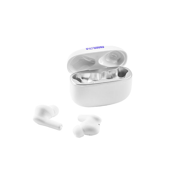 P022 Noise Cancelling Wireless Earbuds in Recycled ABS Case