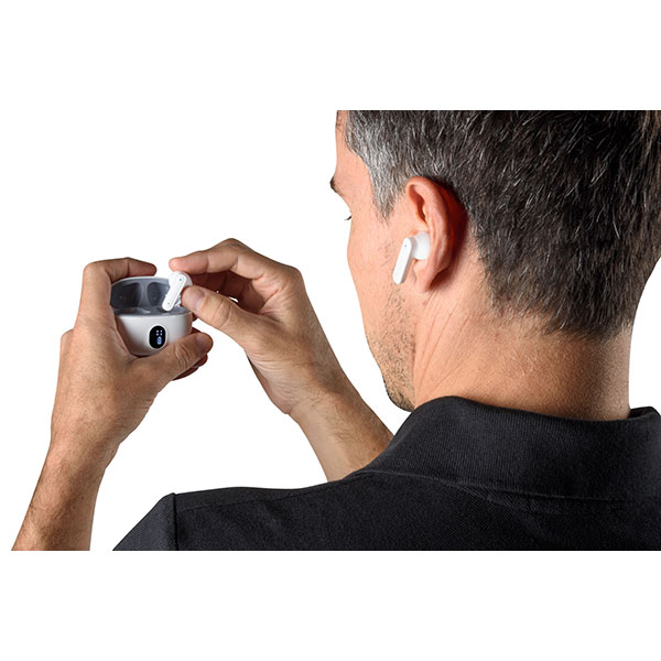 P022 Wireless Earphones with Recycled ABS Plastic Case