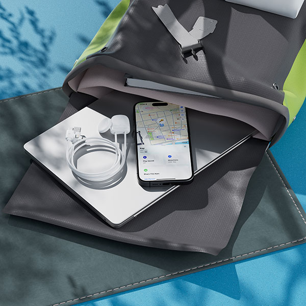 P014 Xoopar Ice-Tag Smart Tracker and 60W Charging Cable