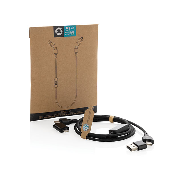 P020 Datalock RCS Recycled 60W Hacking Protection Cable