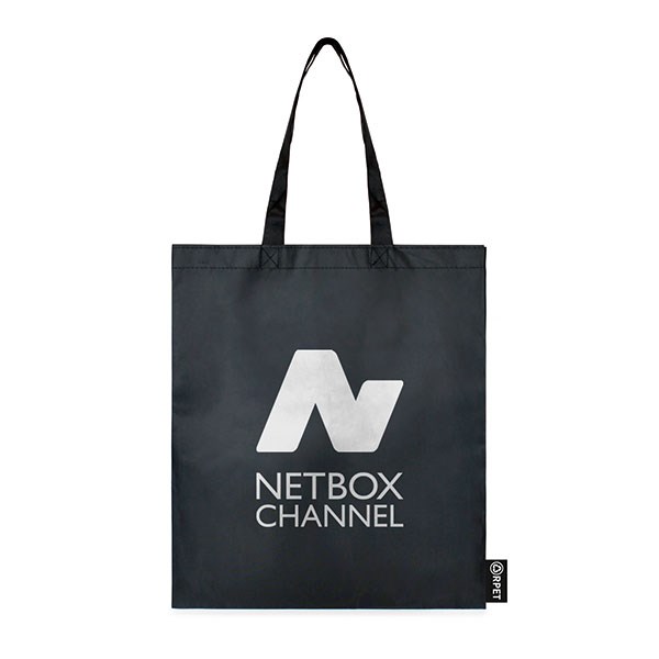 L132 rPET Polyester Shopper - Full Colour