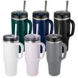 P102 Melbourne Insulated Tumbler with Straw - 1200ml