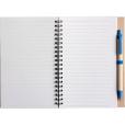 P142 Eco Wirobound Notebook with Ballpen - 1 Colour
