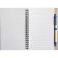 P142 Eco Wirobound Notebook with Ballpen - 1 Colour