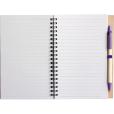 P142 Eco Wirobound Notebook with Ballpen - 1 Colour