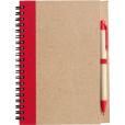 P142 Eco Wirobound Notebook with Ballpen - 1 Colour
