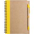 P142 Eco Wirobound Notebook with Ballpen - 1 Colour