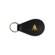 N036 Recycled Leather Key Fob