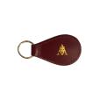 N036 Recycled Leather Key Fob