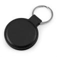 P037 Porto rPET Round Key Ring - Debossed