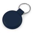 P037 Porto rPET Round Key Ring - Debossed