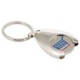 N035 Stamped Enamel Wishbone Trolley Token Key Ring