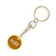 P034 Aluminium Trolley Token Key Ring