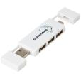 N014 Mulan Dual 3 Port USB Hub - Full Colour