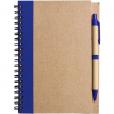 P142 Eco Wirobound Notebook with Ballpen - Full Colour