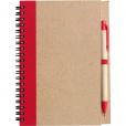 P142 Eco Wirobound Notebook with Ballpen - Full Colour