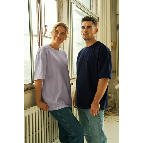 P157 Neutral Tiger Cotton Oversize T-Shirt