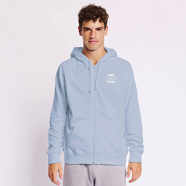 P161 Neutral Fairtrade Organic Cotton Zipped Hoodie