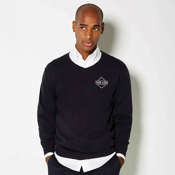 P168 Kustom Kit Arundel V-Neck Long Sleeve Sweater