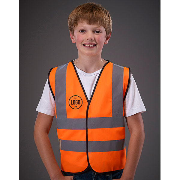 L167 Yoko Childrens Hi-Vis Waistcoat
