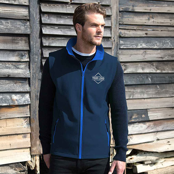 P168 Result Core Printable Softshell Bodywarmer