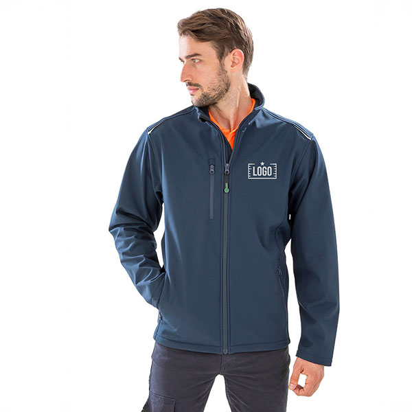 P164 Result Genuine Recycled Three Layer Printable Softshell Jacket