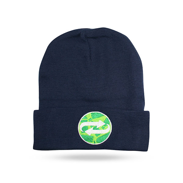 P172 Brand 47 Recycled Polyester Turn Up Beanie